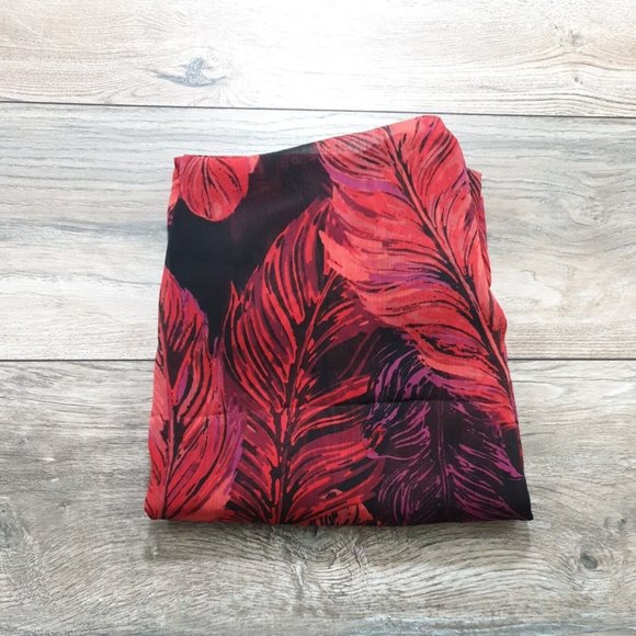 Beverly Drive Womens 16/18W/M Swimsuit Cover Up Sheer Blouse Nightie Crepe - Picture 10 of 10